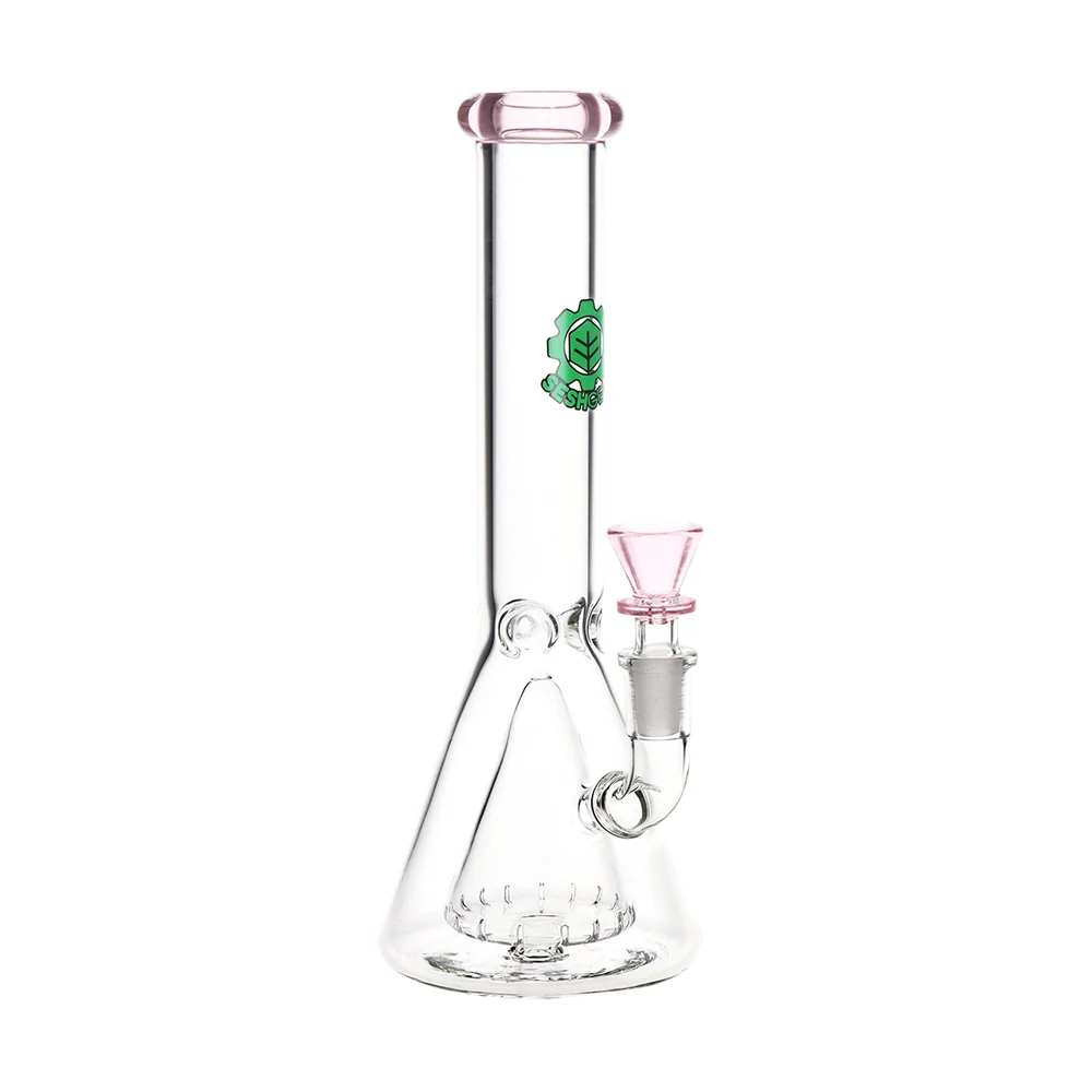 SeshGear 10" Color Rim Pyramid Perc Beaker - Image 4