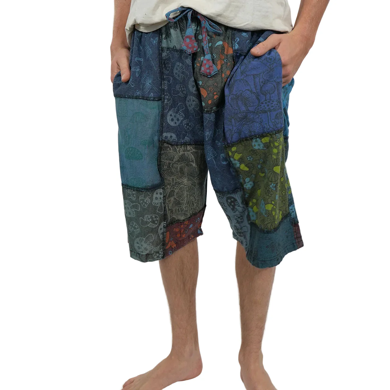 Shroomscape Shorts in Blue
