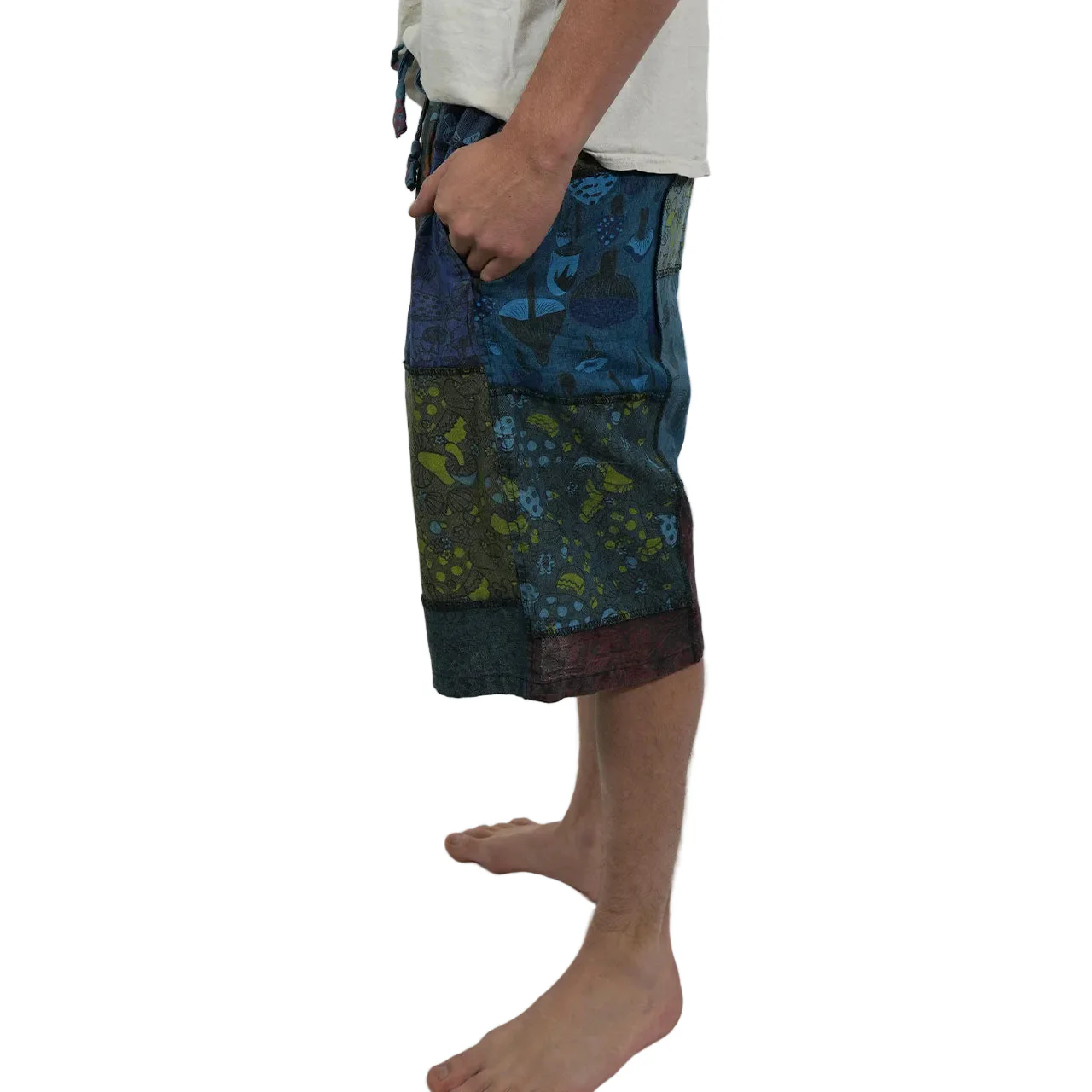 Shroomscape Shorts in Blue - Image 2