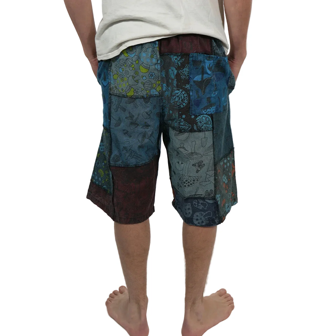 Shroomscape Shorts in Blue - Image 3