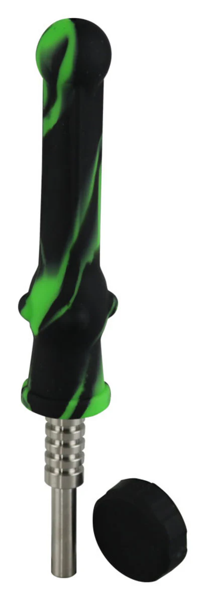 Silicone Nectar Collector + Titanium Tip - 14mm - Image 3