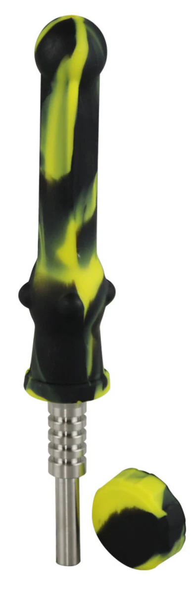 Silicone Nectar Collector + Titanium Tip - 14mm - Image 4