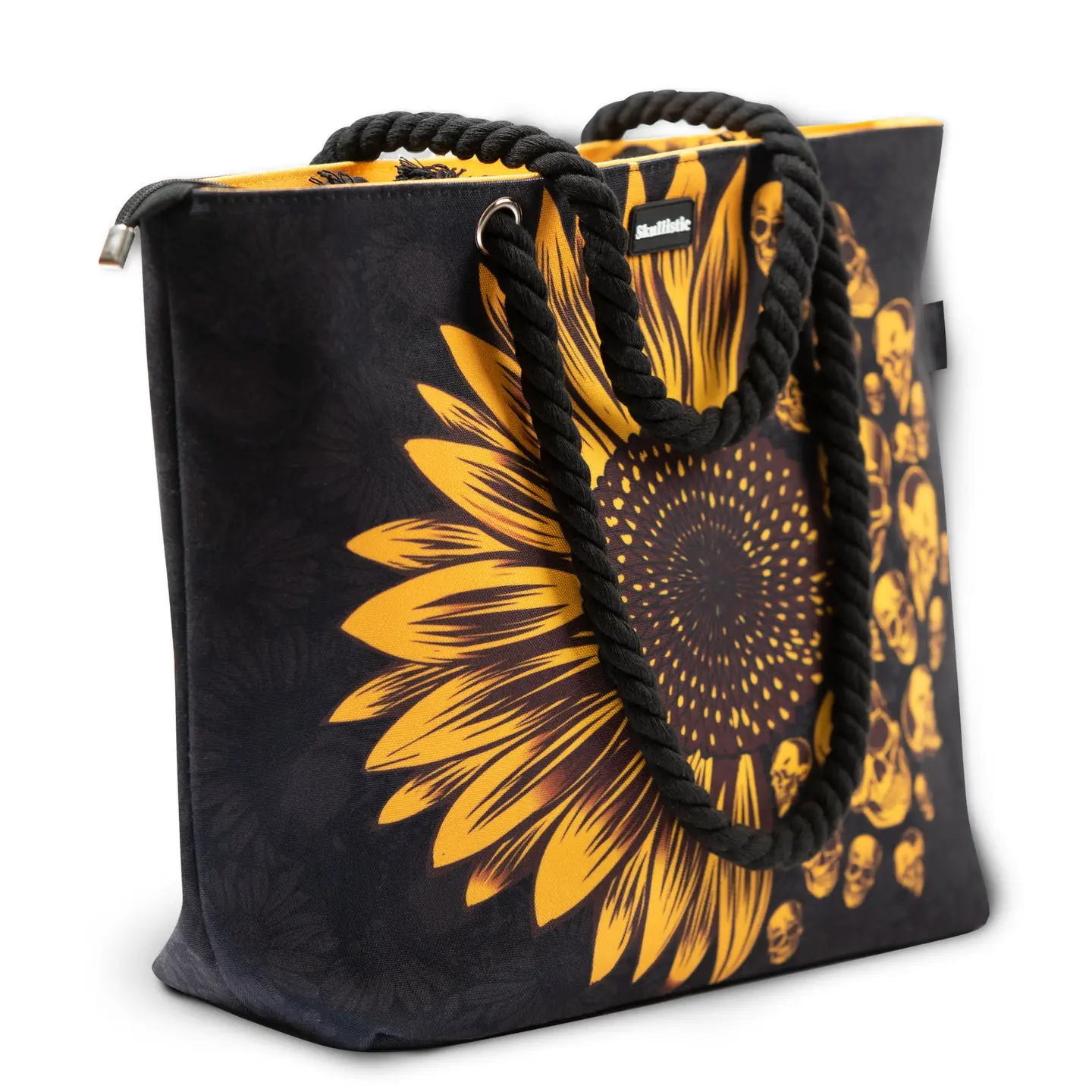 Skullistic Sunflower Skulls Shoulder Bag - Image 5