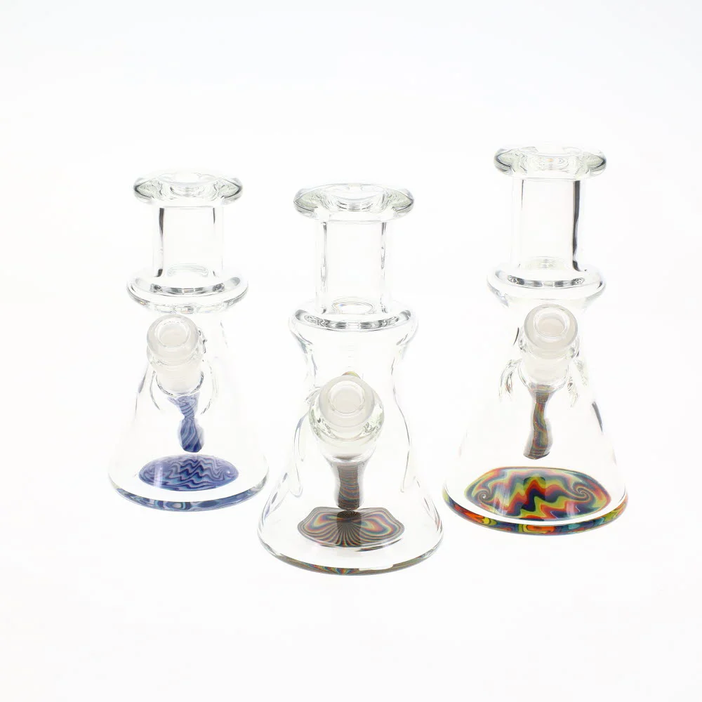 Sky Hizzy Mini Clear & Worked Beaker SALE
