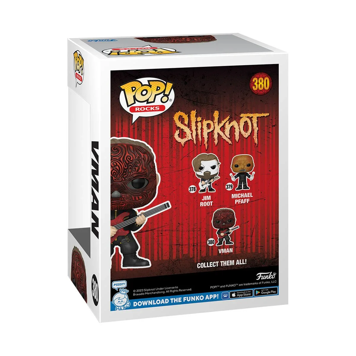 Slipknot VMan with Guitar Funko Pop! Vinyl Figure #380 - Image 2