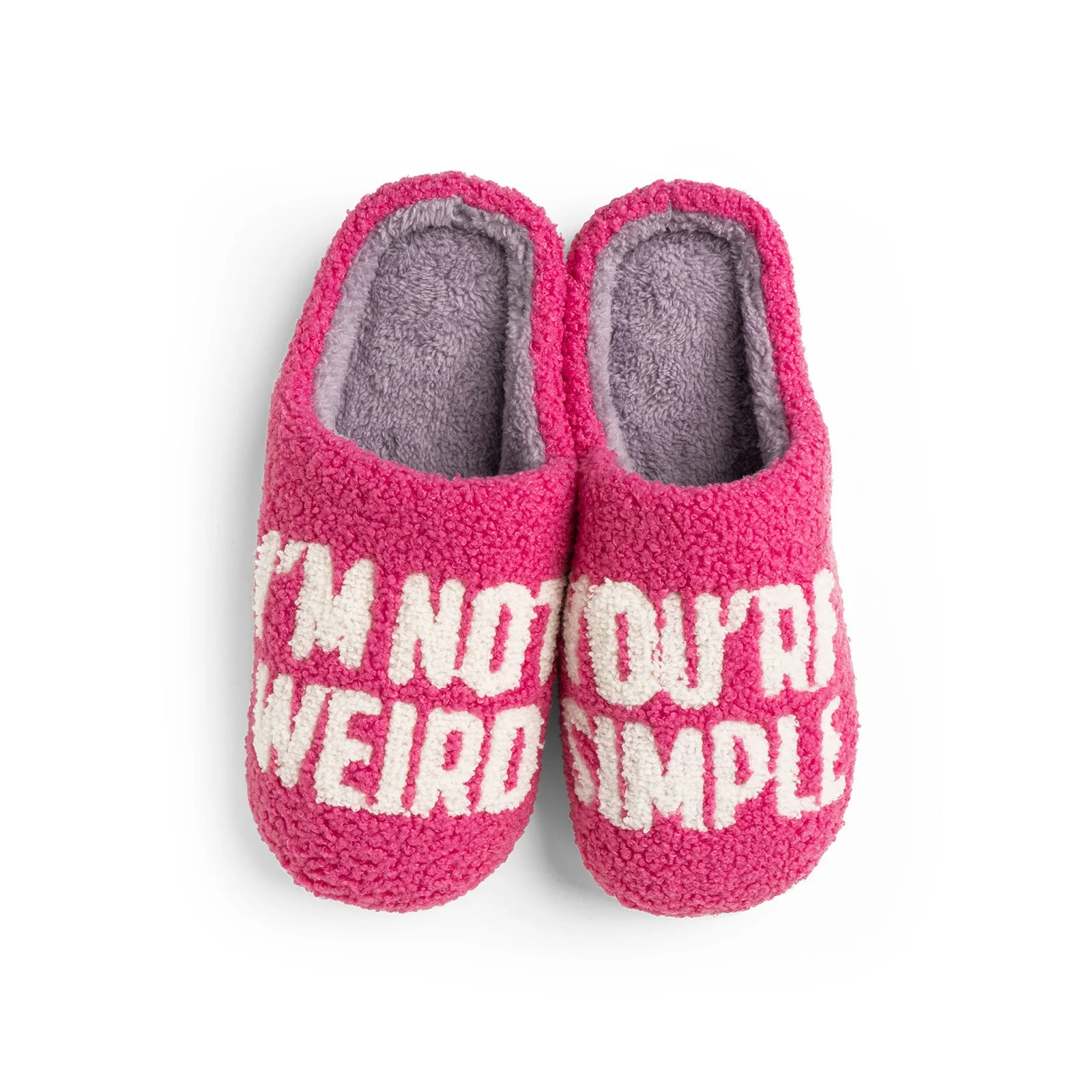 Two Left Feet I'm Not Weird Large Slipper Slides – Large