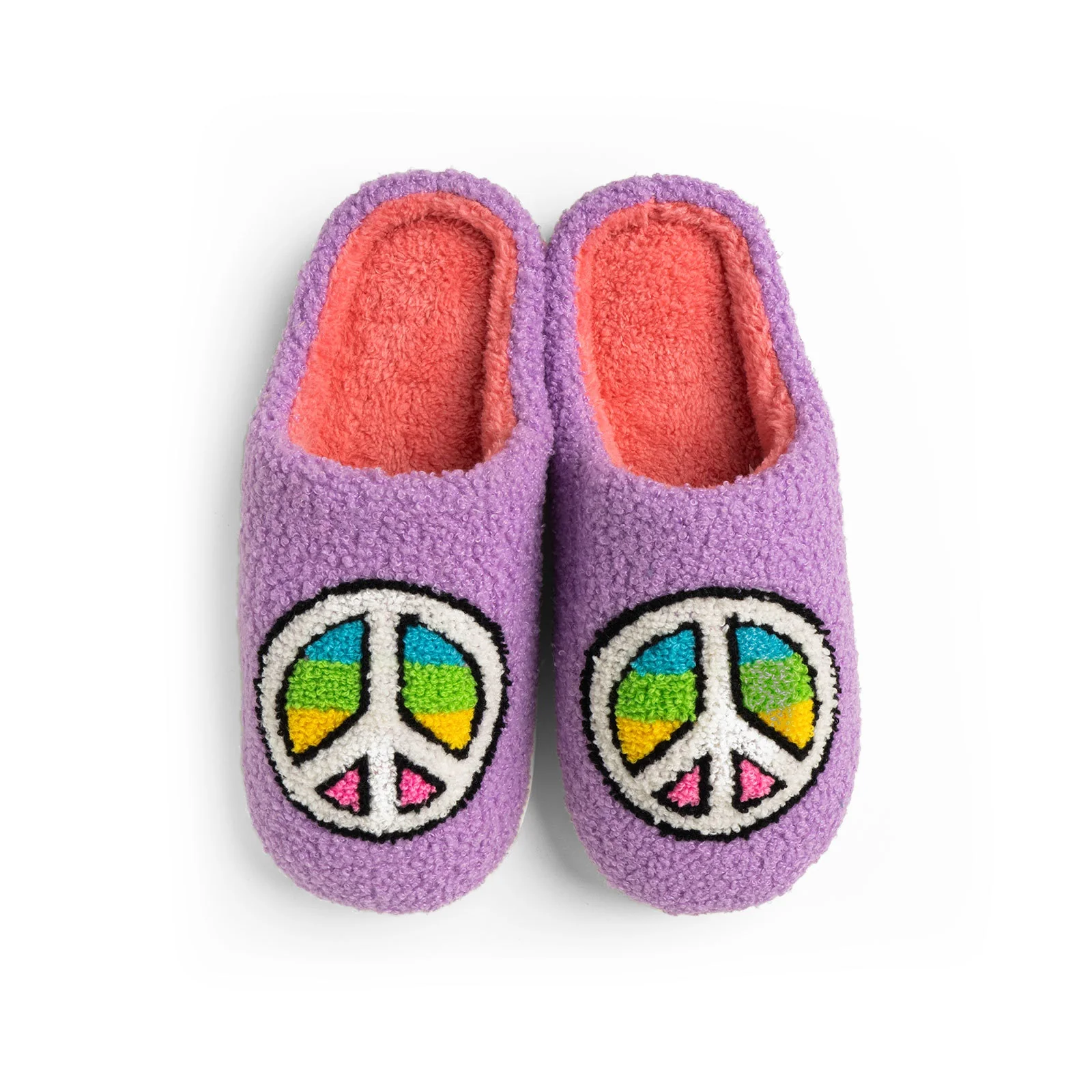 Two Left Feet Peace Sign Slipper Slides – Small