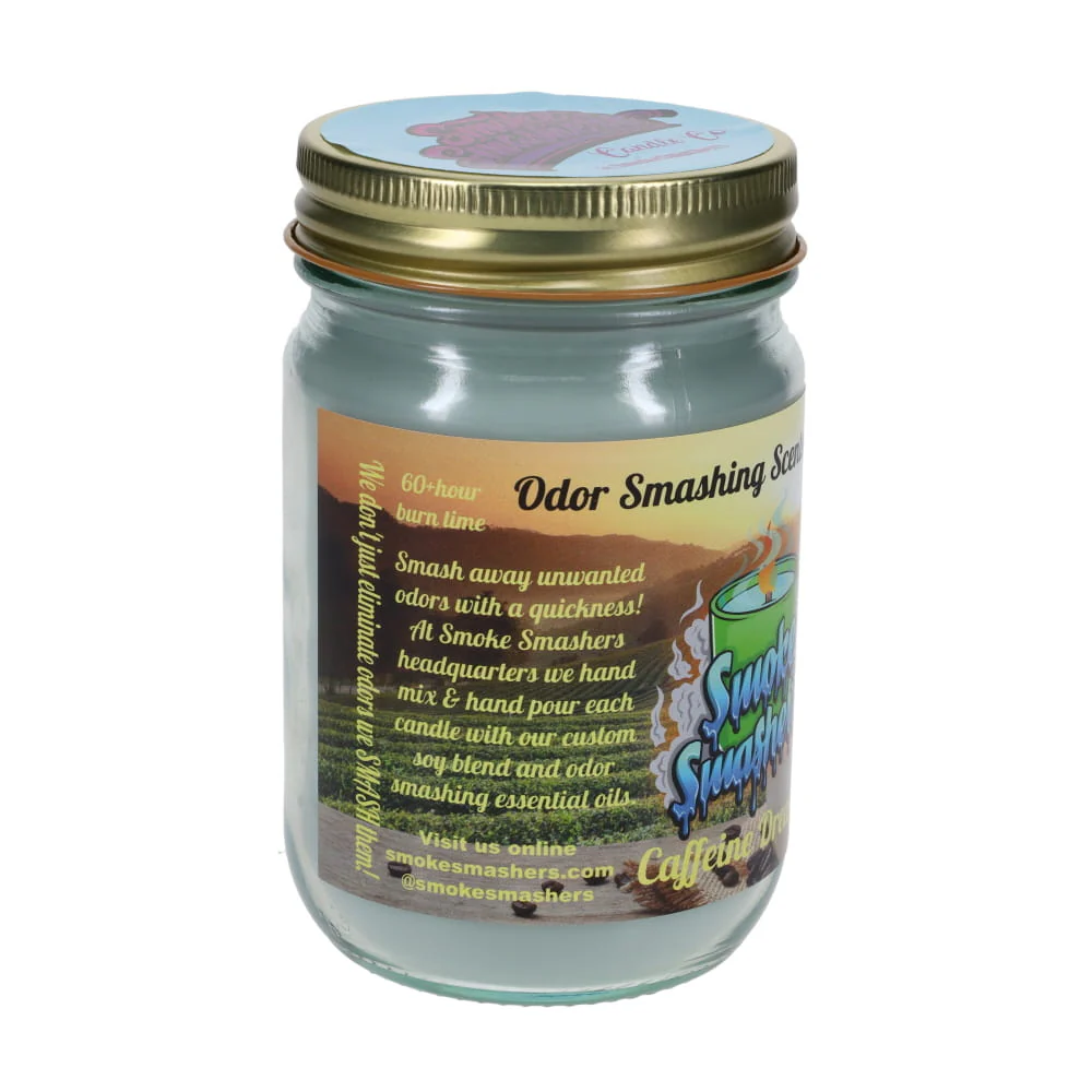 Smoke Smashers Odor Smashing Scented Soy Candle - Caffeine Dream - Image 2