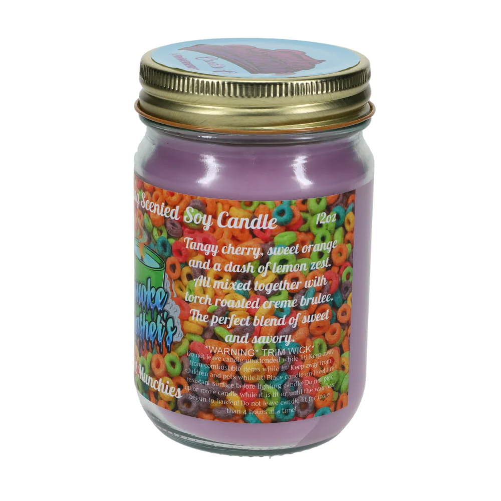Smoke Smashers Odor Smashing Scented Soy Candle - Midnight Munchies - Image 3
