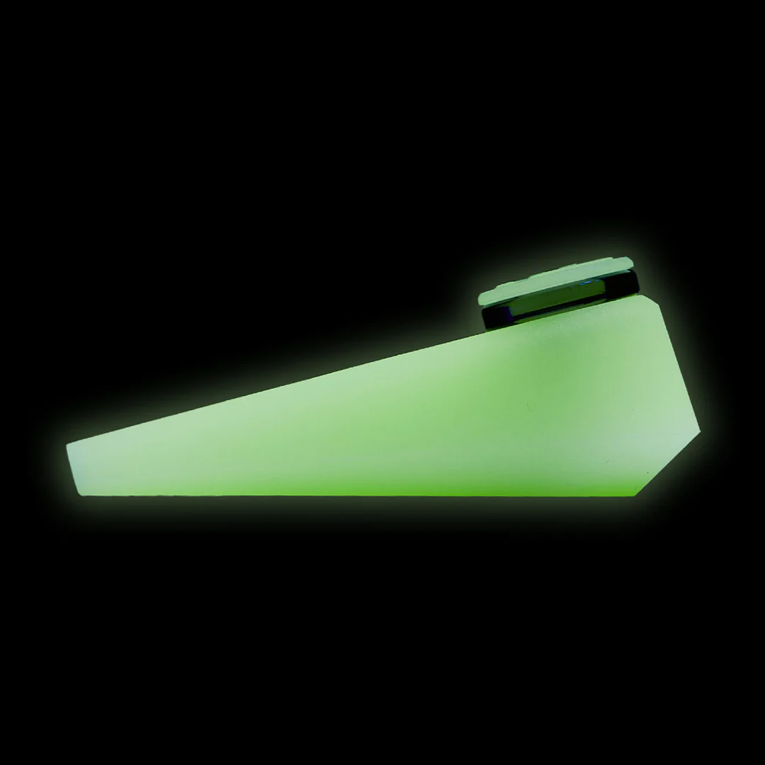 Softglass Token Hand Pipe - Aura Glow-in-the-Dark - Image 3