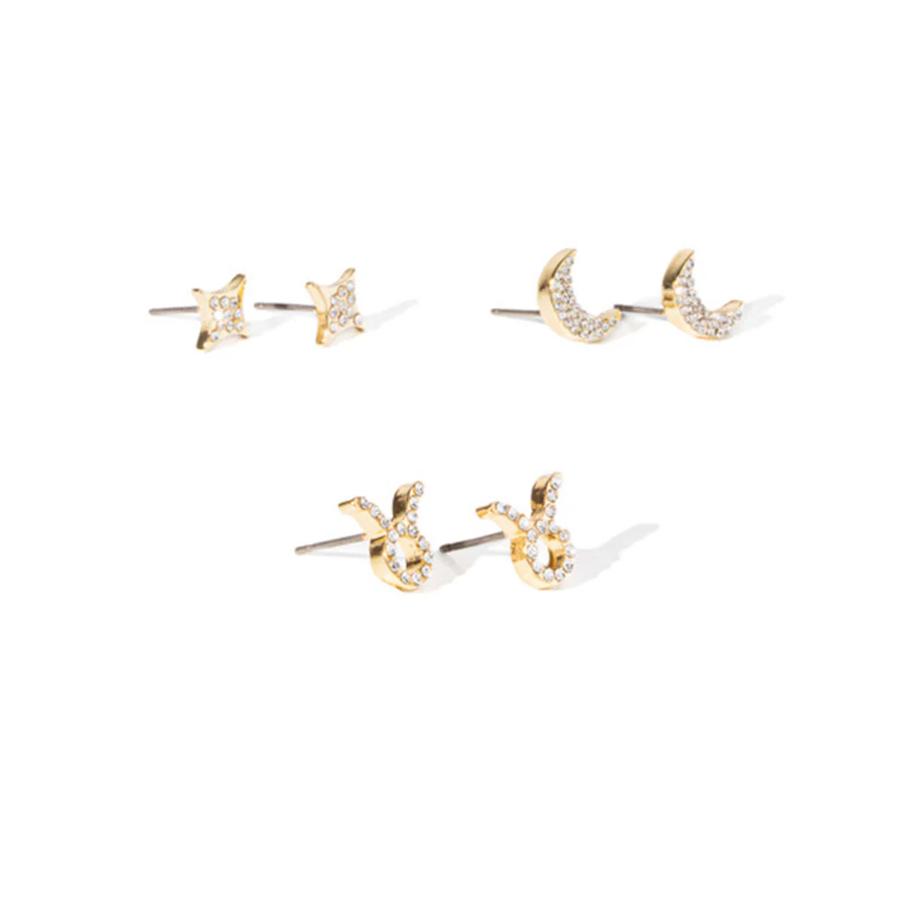 Soul Stacks Taurus Star Sign Mix & Match Earring Stack SALE