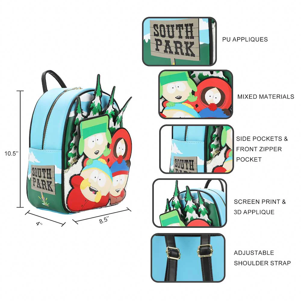 South Park 3D Applique Mini Backpack - Image 9