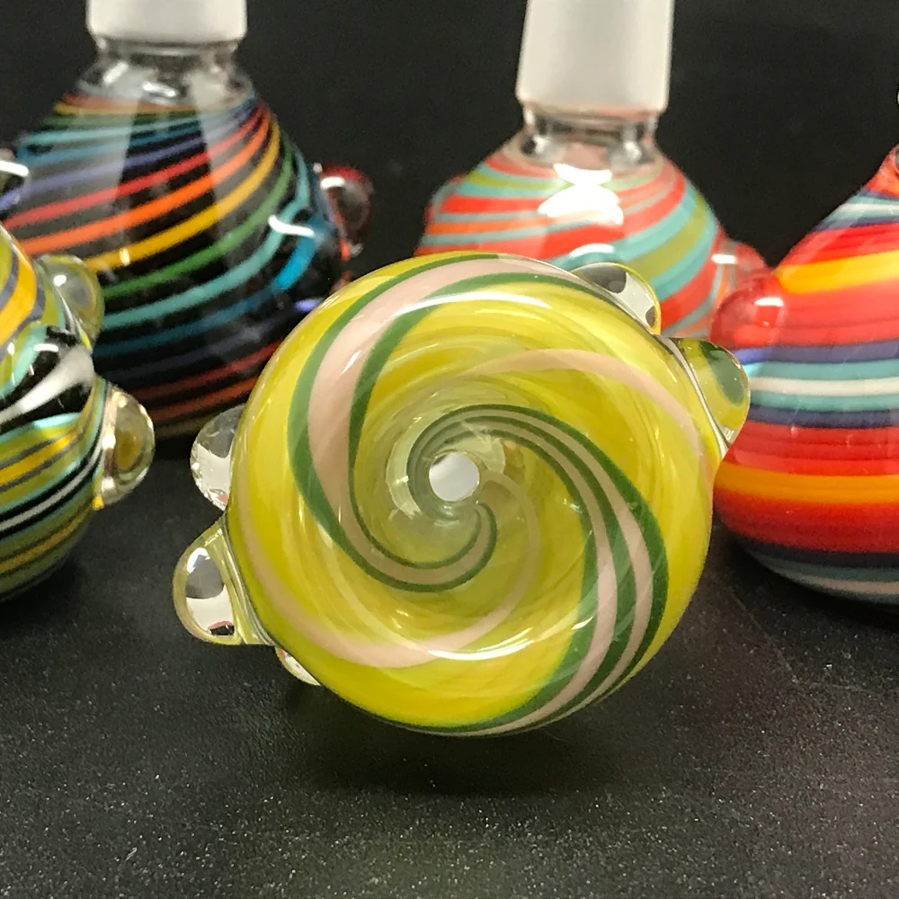 14mm Spiral Color Push Bowl Slide - Image 3