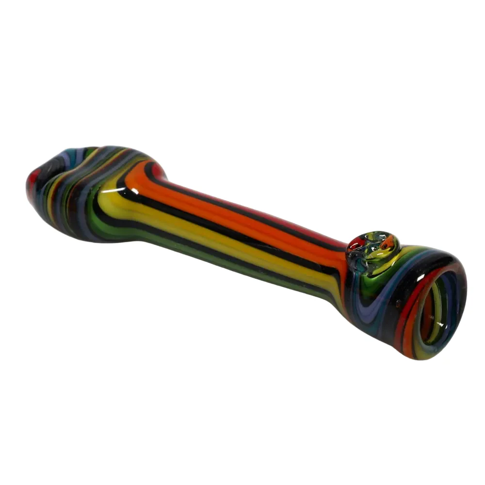 Star Seed Glass Line Bite Grip Chillum - Image 8