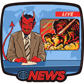 Steven Rhodes Breaking News Sticker