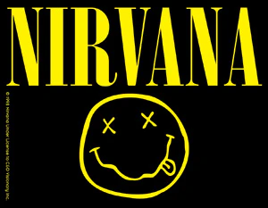 Nirvana Smiley Logo Sticker
