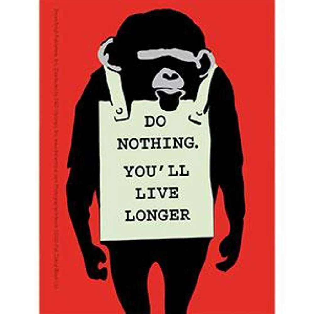 Banksy Do Nothing Sticker