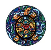 Mosaic Turtle Sticker