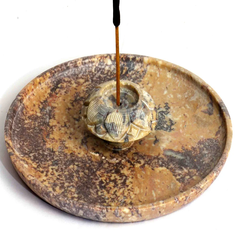 Stone Cone Plate Incense Burner SALE