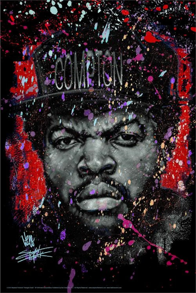 Straight Outta Compton Poster by Stephen Fishwick