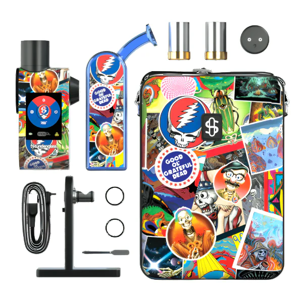 Stündenglass® Grateful Dead Modül + Dok Deluxe Travel Set - Legacy Patchwork - Image 9