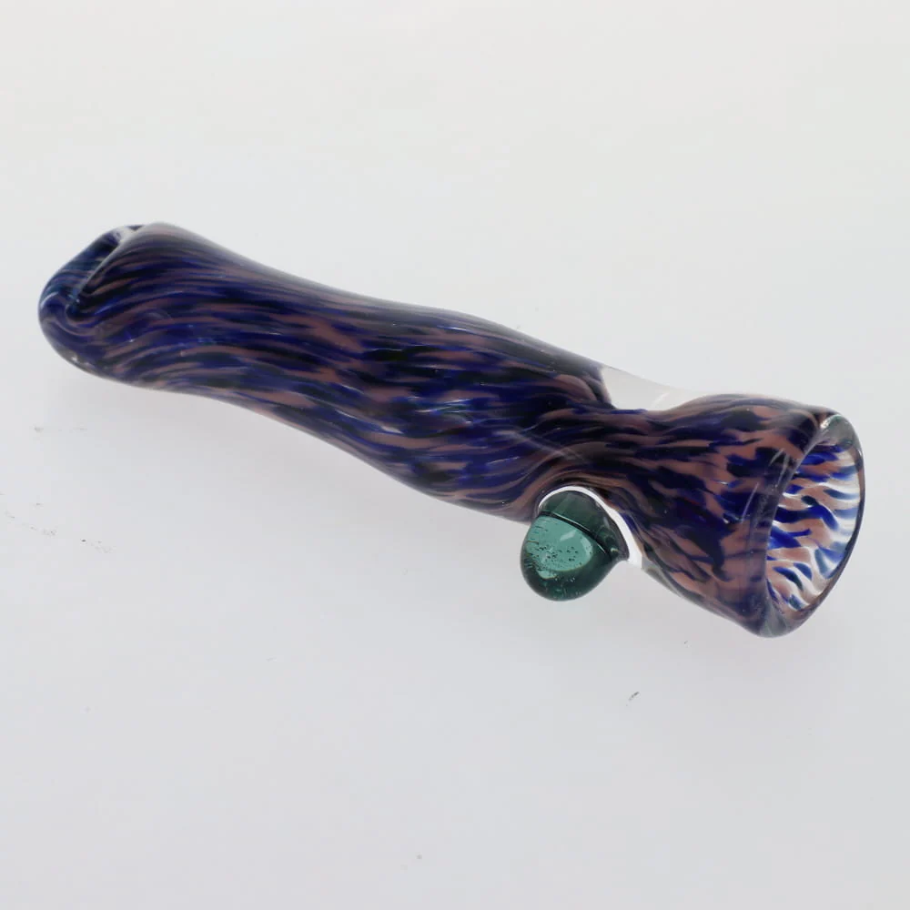 Sugar Mattys Glass Knob Inside Frit Bite Grip Chillum - Image 6