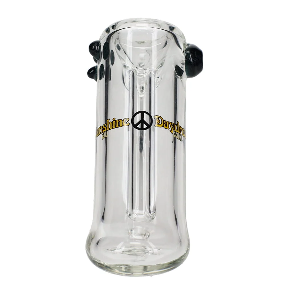 Sunshine Daydream Hammer Bubbler Clear with Color Accents - Image 2