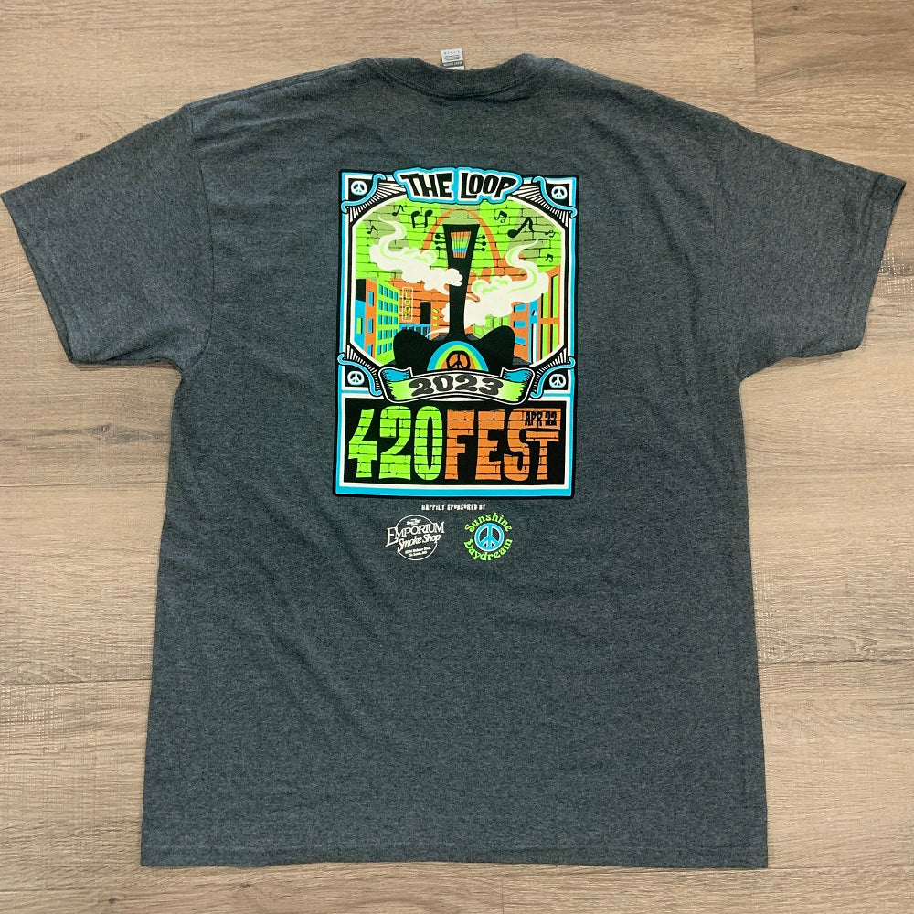 Loop 420 Fest 2023 T-Shirt - Image 2