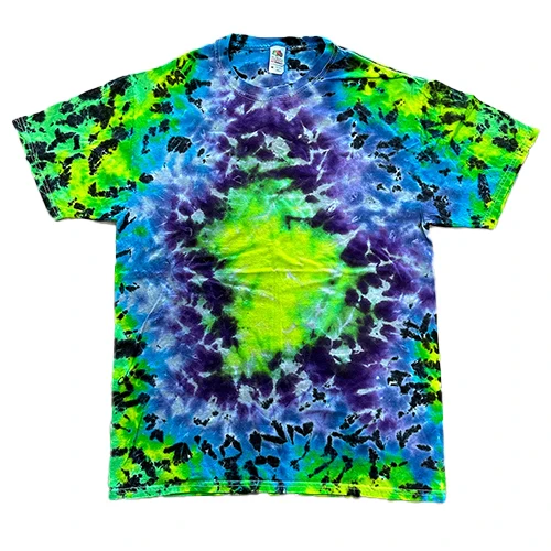 Too Heady Crew Noxious Scrunch Tie Dye T-Shirt - Image 2