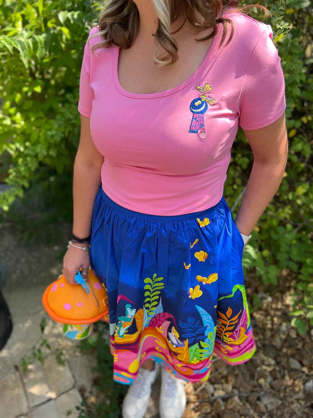 Stitch Shoppe Alice in Wonderland Mad Keyhole Kelly Top SALE - Image 4