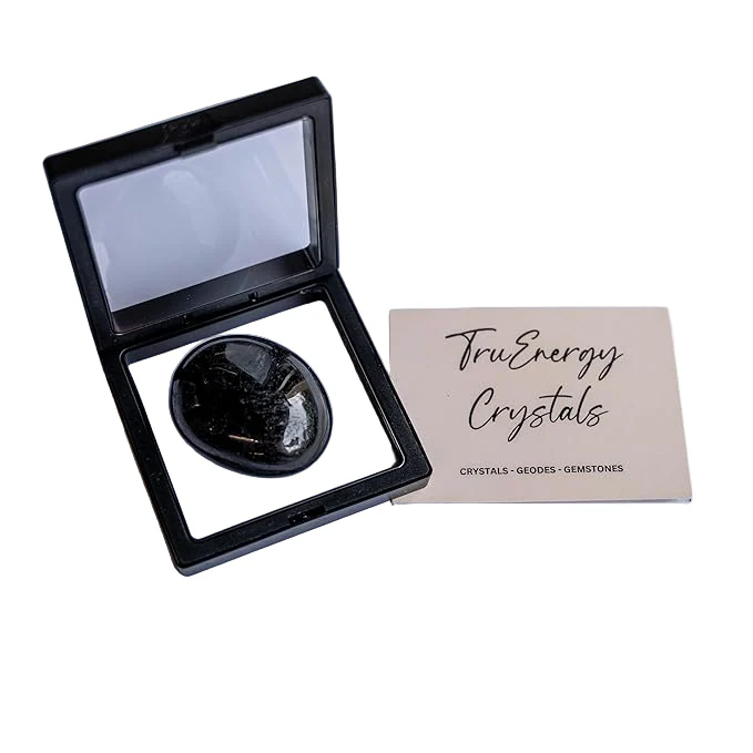 TruEnergy Black Tourmaline Palm Stone - 2"