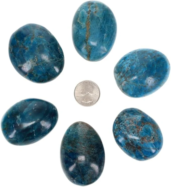 TruEnergy Blue Apatite Palm Stone - 2" - Image 4