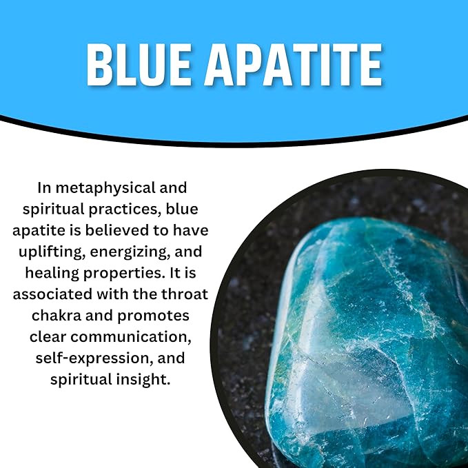 TruEnergy Blue Apatite Palm Stone - 2" - Image 5