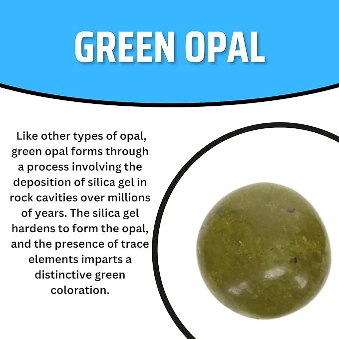 TruEnergy Green Opal Palm Stone - 2" - Image 4
