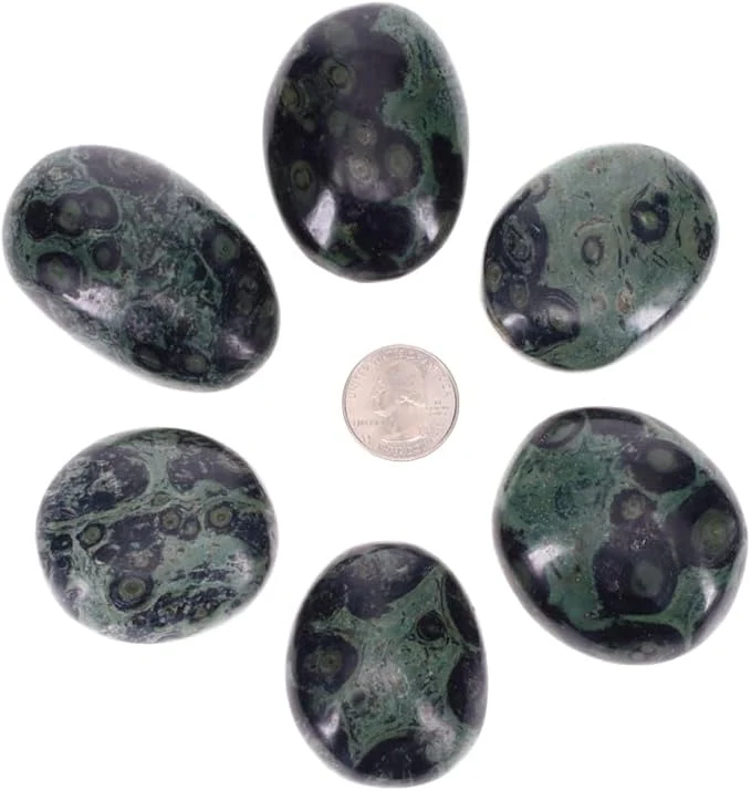 TruEnergy Kambaba Jasper Palm Stone - 2" - Image 4
