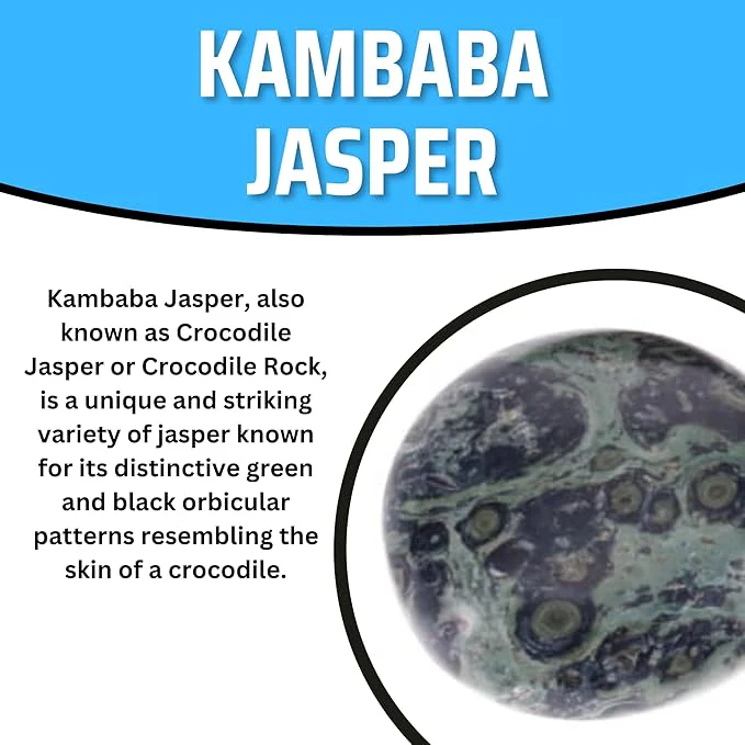 TruEnergy Kambaba Jasper Palm Stone - 2" - Image 5