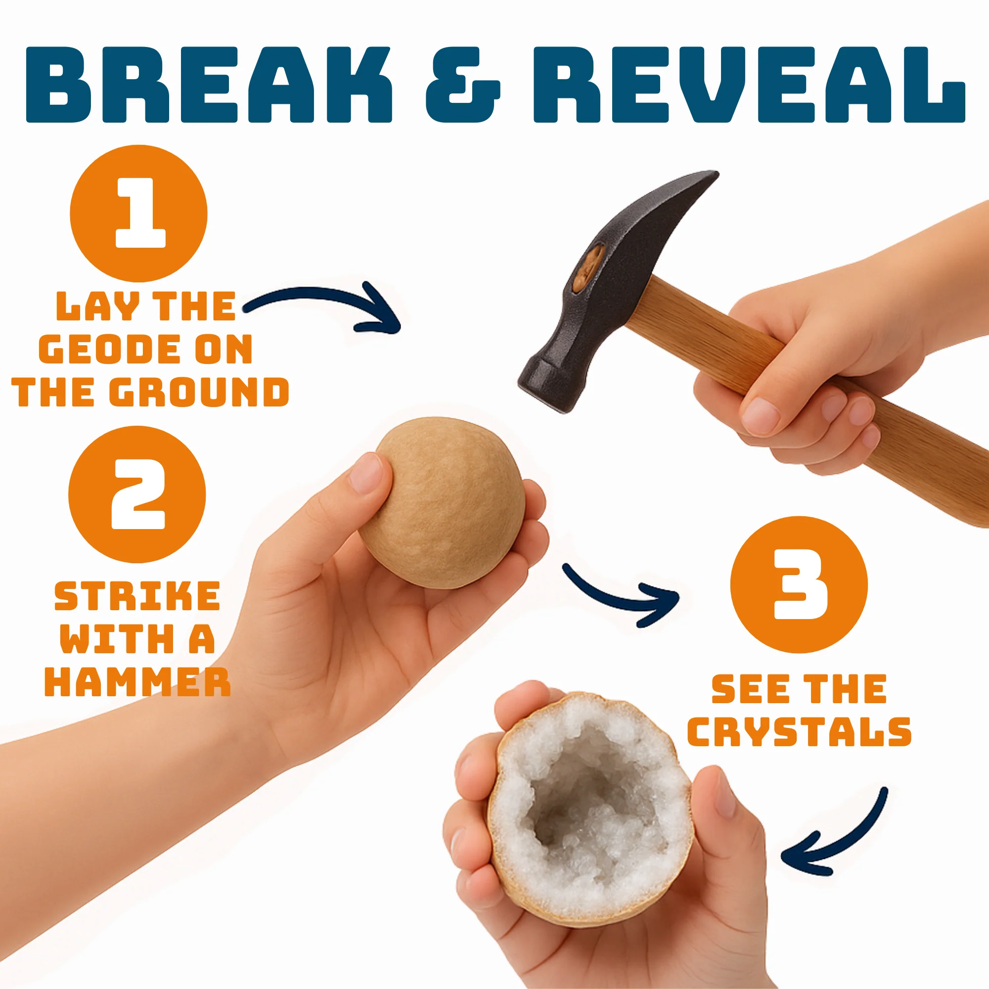 TruEnergy Break Your Own Crystal Geodes - Image 5