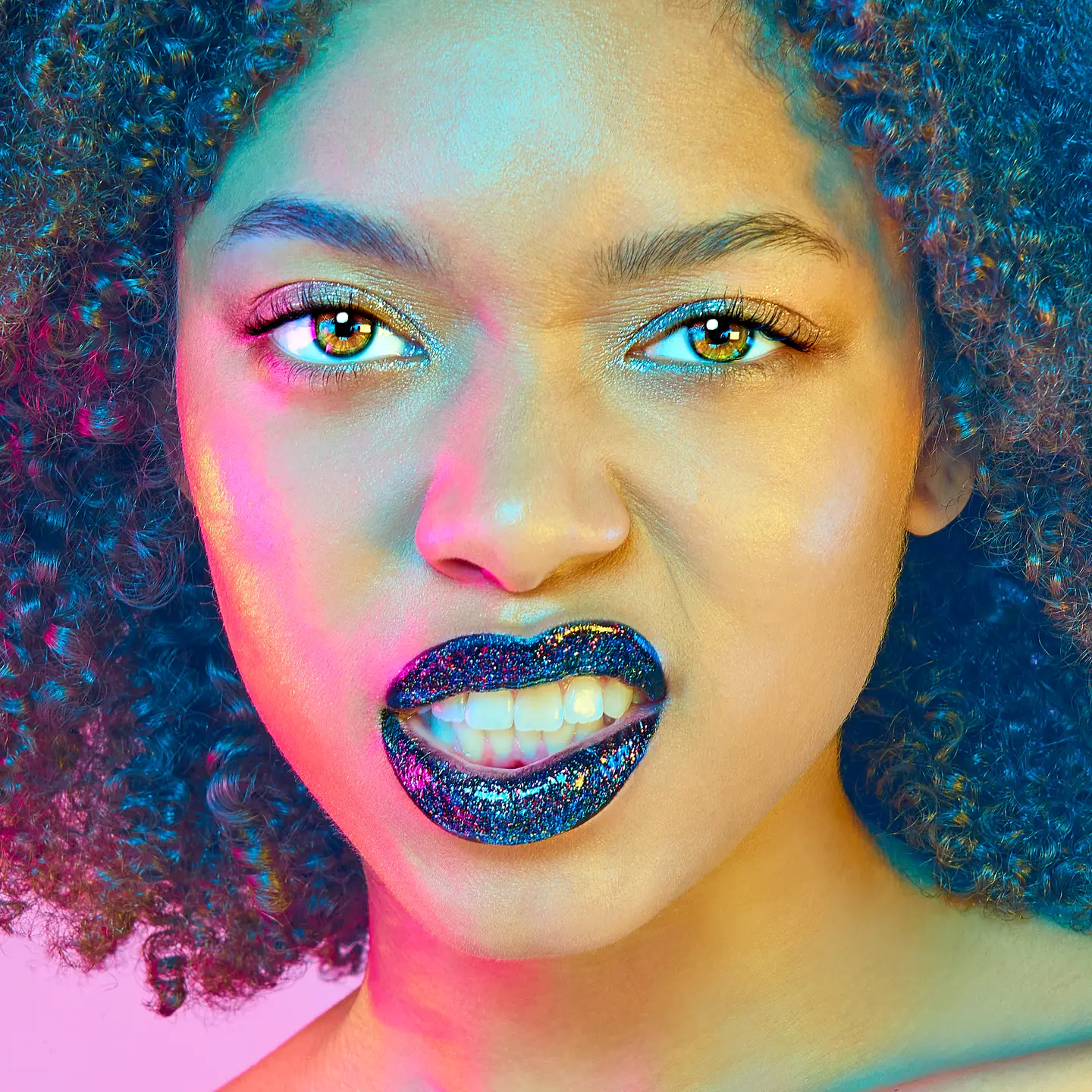 Unicorn Snot Quiet Riot 2in1 Glitter Lip Duo Lip Paint in Blasck-Chasm - Image 4