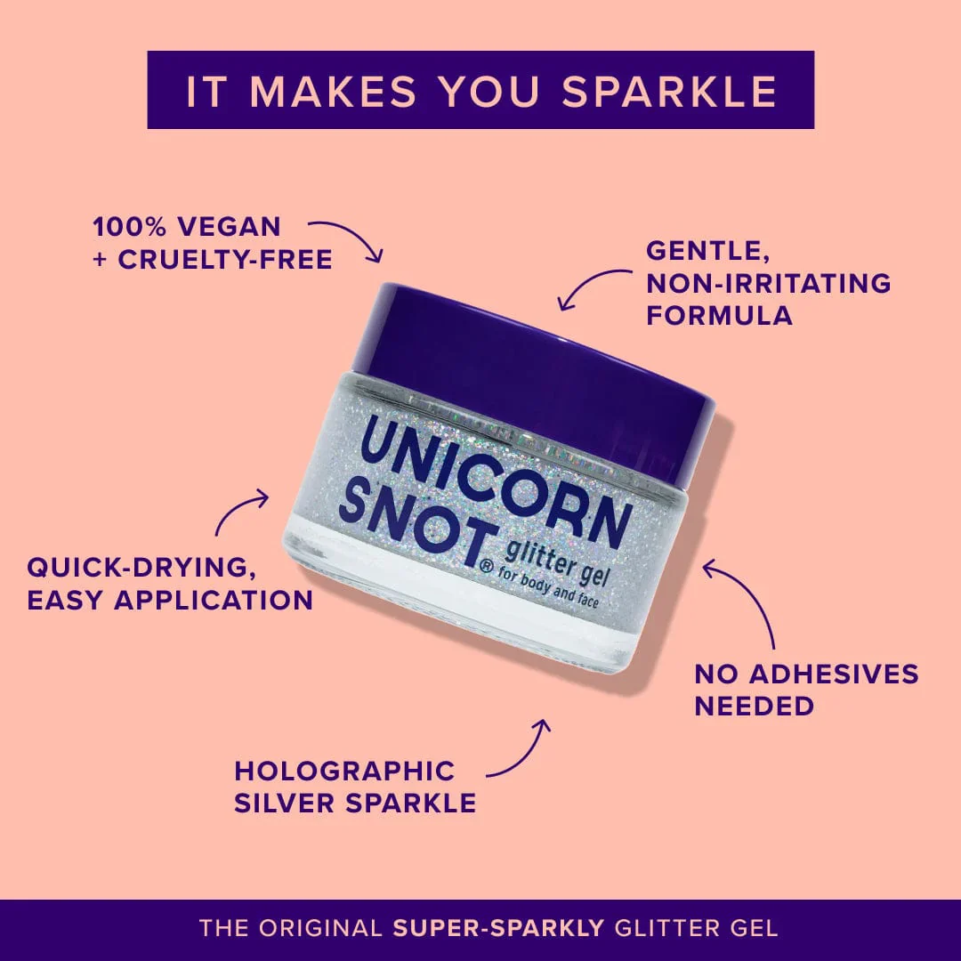 Unicorn Snot The Original Glitter Gel - Disco (Silver) - Image 3
