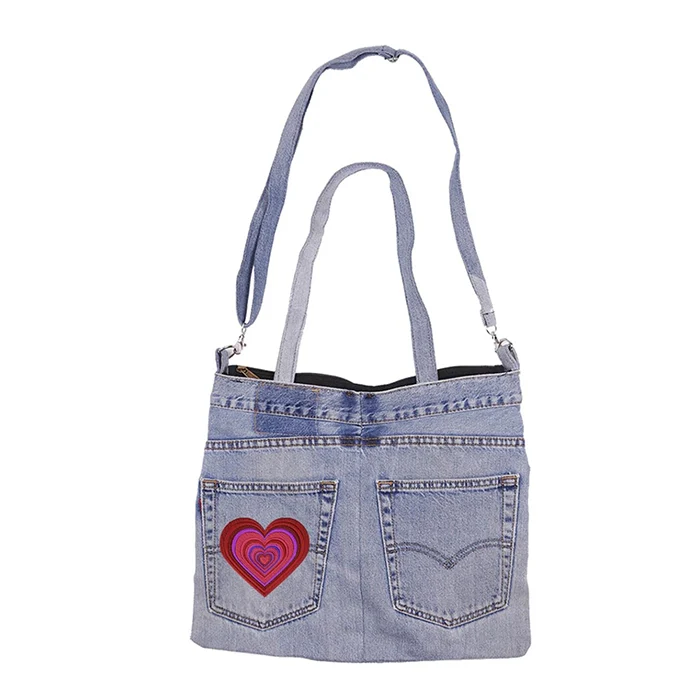 Upcycled Denim Jean Butt Bag - Image 4