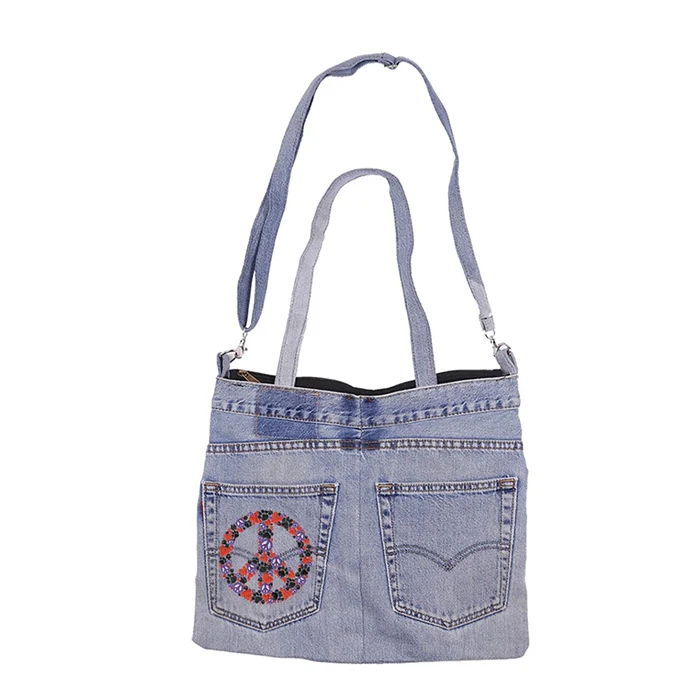 Upcycled Denim Jean Butt Bag - Image 5