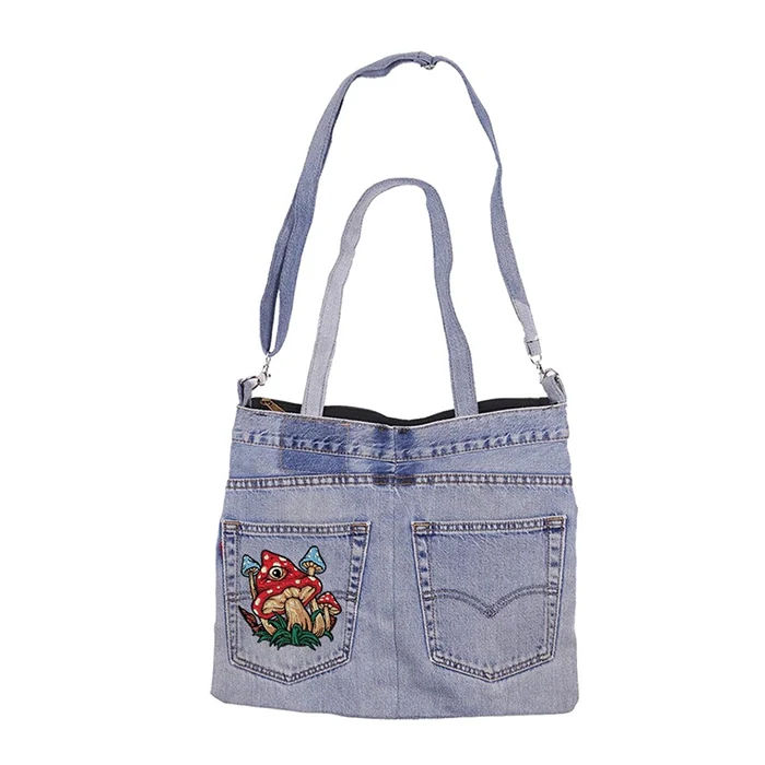 Upcycled Denim Jean Butt Bag - Image 6