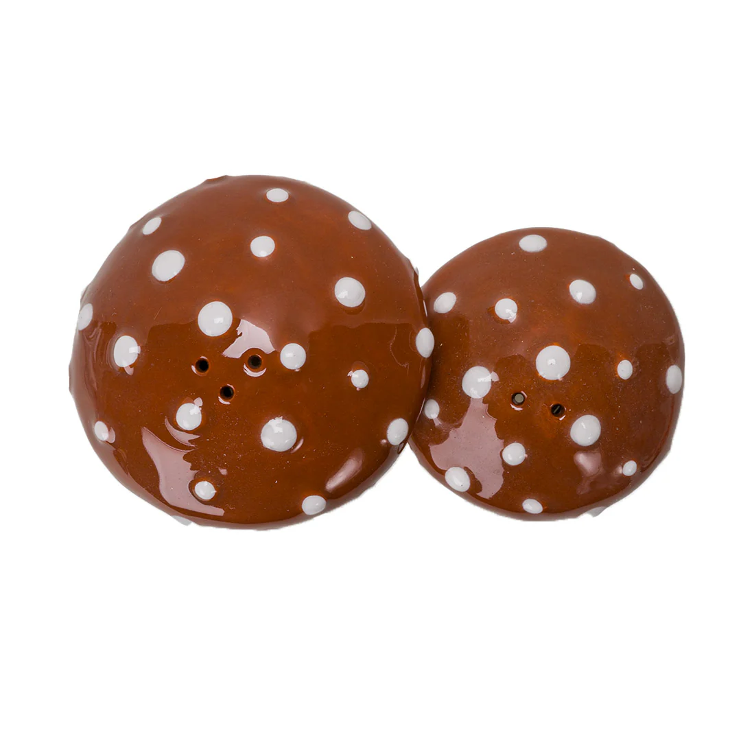Whimsical Toadstools Salt & Pepper Shaker Set - Image 2