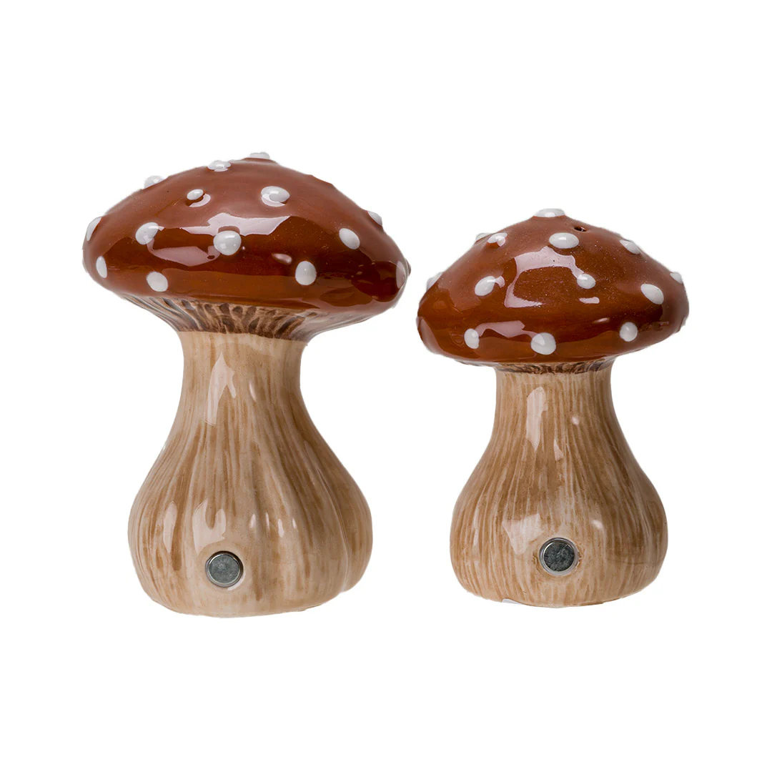 Whimsical Toadstools Salt & Pepper Shaker Set - Image 4