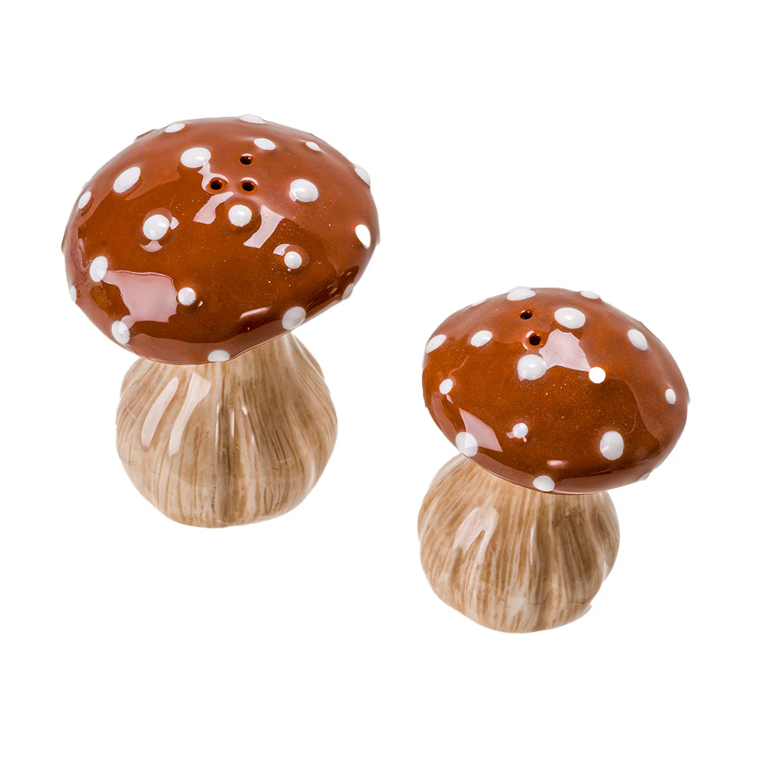 Whimsical Toadstools Salt & Pepper Shaker Set - Image 5