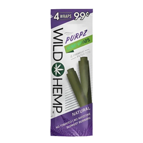 Wild Hemp Wraps 4 pack - Purpz