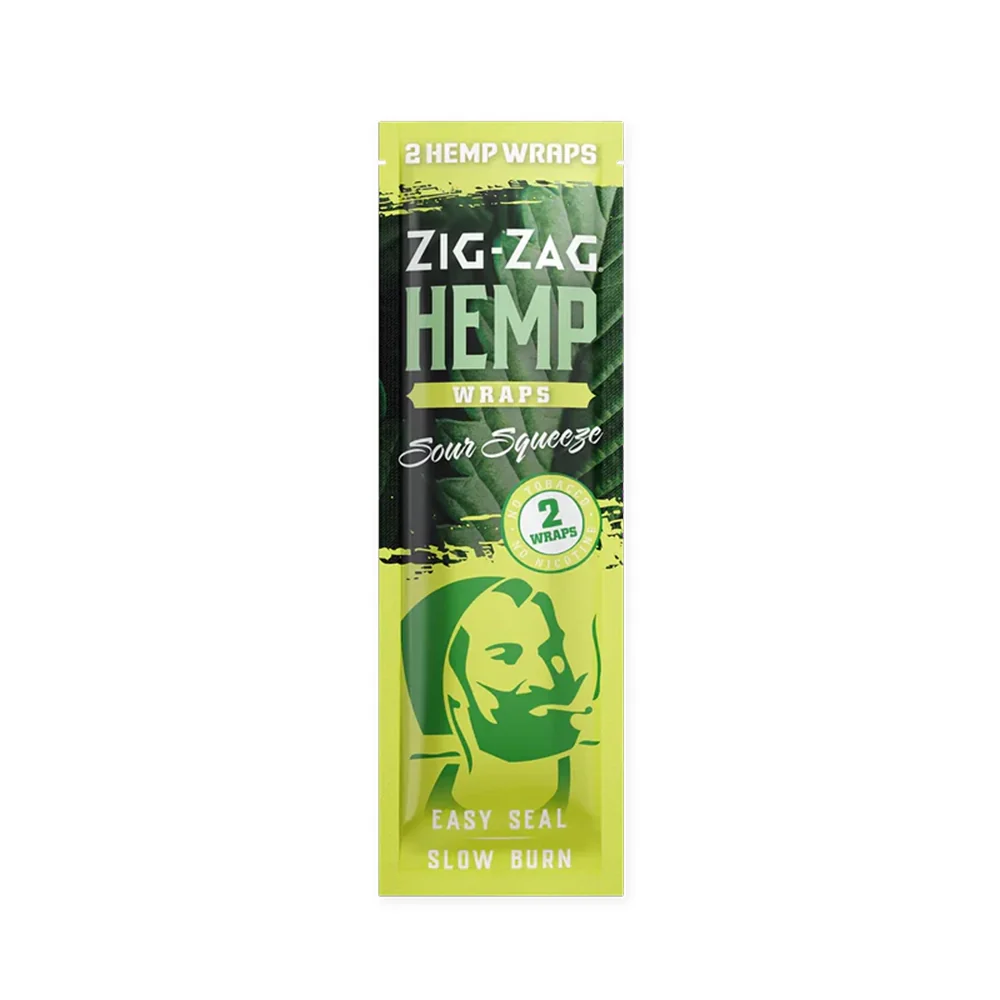 Zig Zag Wraps Hemp 2 for .99 - Sour Squeeze